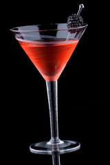 Black martini - Most popular cocktails series