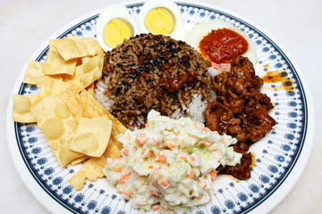 Black Pepper Pork Rice