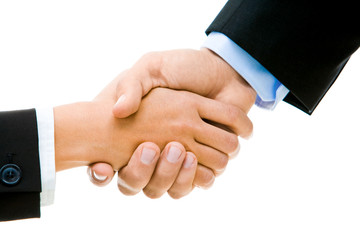 Business handshake