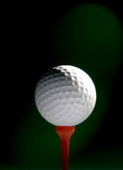 Golf all on red tee