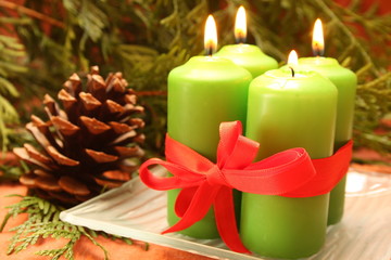 Christmas candle