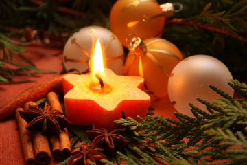 Christmas candle