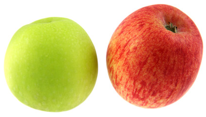 pomme fond blanc