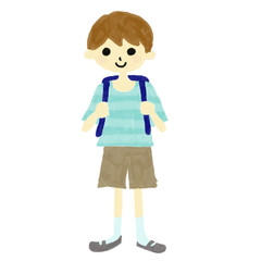 ランドセルの男の子