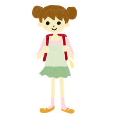 ランドセルの女の子