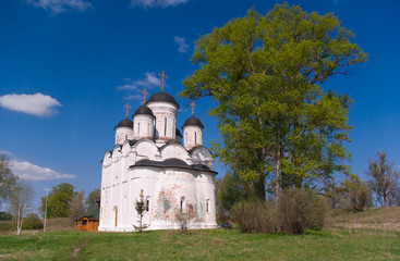 Church of the Archangel Michael (1550) in Mikulino, Tver region