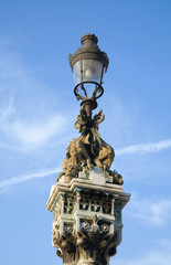 Fototapeta na wymiar Smok i starych latarni Padwa, Włochy, Wenecja Euganejska