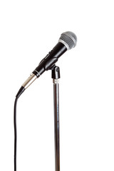 Microphone on a stand