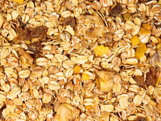 Colored cereals abstract background