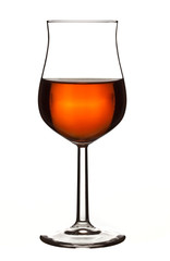 Glass of brandy.