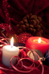 Weihnachtsschmuck,Ornament mit Kerze