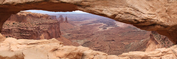 panoramic view ar canyonland national park
