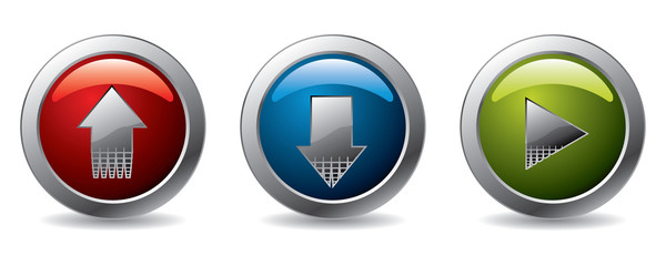 Upload, Download & Play buttons