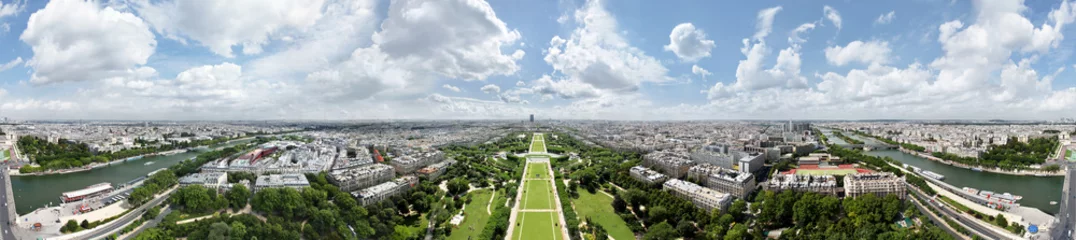 Fototapete Rund Paris-360 Grad Panorama, kleine Version..Paris-360 Grad Panorama © Composer
