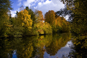 Fototapeta na wymiar Herbstlandschaft