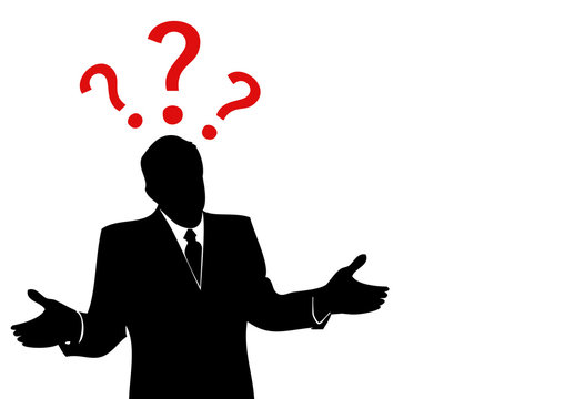 recommend clip art: question man