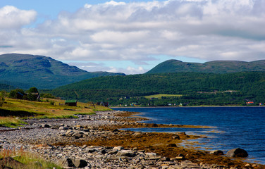 Fototapeta premium Seacoast in Northern Norway