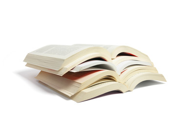 Stack of Open Books