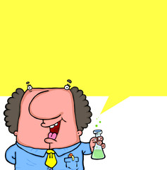 Comics. Mad scientist says...