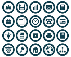 business icons set
