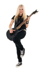 Fototapeta premium beautiful blonde with amp