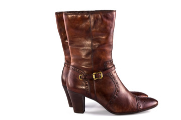 Brown female boots