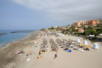 Playa del Duque beach. Canary Island Tenerife, Spain