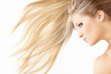 Naklejka premium Hair waves