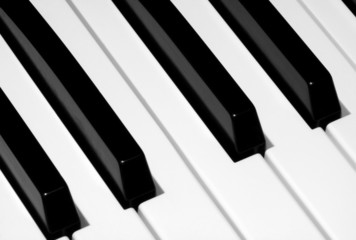 Close up of piano Keys