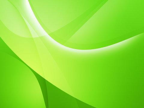 Bright green Mac-style abstract background image