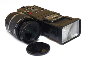 obiettivo e flash