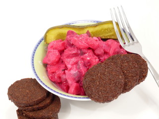 schmackhafter Salat vom Hering