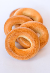 Cracknels macro on white