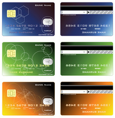 Obraz premium Credit cards design