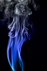 Obraz premium Abstract background of beautiful color smoke waves.