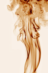 Abstract background of beautiful color smoke waves.