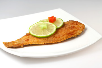 Roasted  Flounder ( plaice )