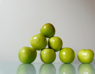 tas de pommes