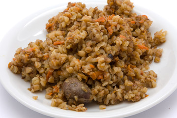 Boiled buckwheat