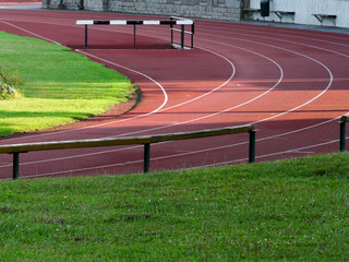 Obraz premium piste d'athlétisme