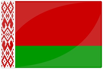 drapeau glassy belarus flag
