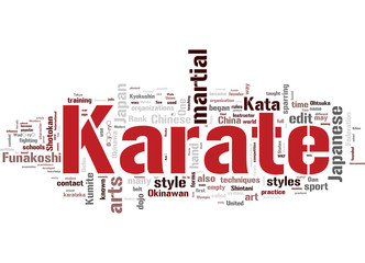 Karate © Words Collage Cloud