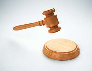 Gavel an auction bidding or justice concept image