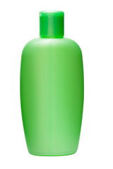 Bottle of shampoo is isolated