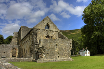 Fototapeta na wymiar Valle Crucis Abbey