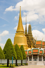 Fototapeta premium The temple in the Grand palace area in Bangkok, Thailand