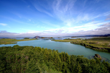 Lake Myvatn view