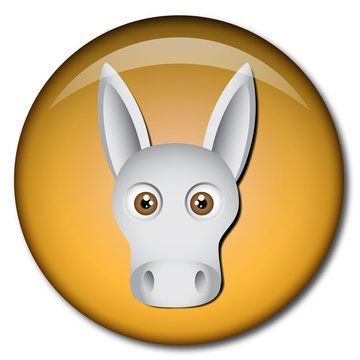 Chapa cabeza de burro