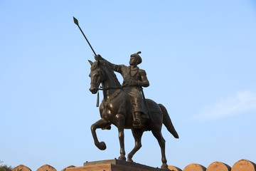 Obraz premium ganga singh statue in Bikaner