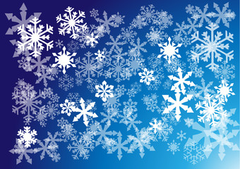 Weihnachten - Schneeflocken, Schneekristalle